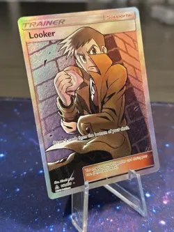 Looker (Full Art) 152/156 Trainer Sm-Ultra Prism Holo Pokemon TCG NM 2018 - Image 1