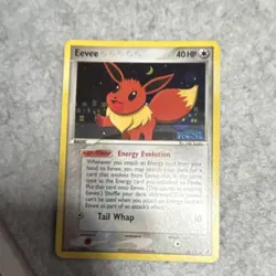 Pokemon Eevee EX Unseen Forces 55/115 Energy Evolution Holo 40 HP Common 2005 - Image 1