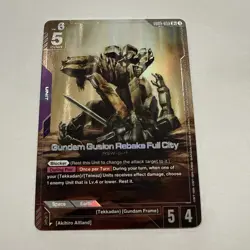 Gundam Gusion Rebake Full City GD03-053 R+ Steel Requiem English Gundam TCG - Image 1
