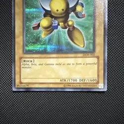 Yu-Gi-Oh! Beta the Magnet Warrior DOR-002 Secret Rare Holo Unlimited 1700/1600 - Image 2