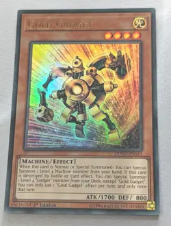 Gold Gadget - DUPO-EN043 - Ultra Rare 1st Edition Yugioh - Image 1