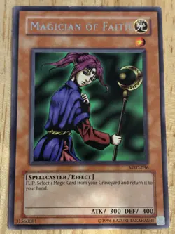 Yu-Gi-Oh! TCG Magician of Faith Metal Raiders Rare Spellcaster/Effect MRD-036 U… - Image 2