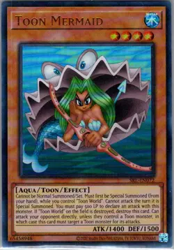 Toon Mermaid SRL-EN072 Spell Ruler (25th Anniversary) - Yu Gi Oh Card - NM - Image 1