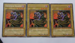 Playset: 3x Archfiend Soldier DCR-057 (Rare, 1st Edition, Lightly Played / LP) - Image 1