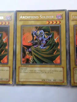 Playset: 3x Archfiend Soldier DCR-057 (Rare, 1st Edition, Lightly Played / LP) - Image 4