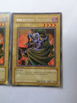 Playset: 3x Archfiend Soldier DCR-057 (Rare, 1st Edition, Lightly Played / LP) - Image 5