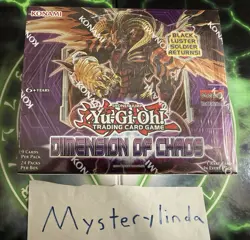 Yugioh Dimension of Chaos 1st Edition Booster Box Factory Sealed English - Image 1