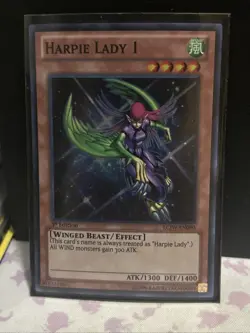 Yugioh - Harpie Lady 1 LCJW-EN090 1st Super Rare NM - Image 1
