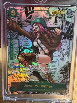 One Piece CCG Jewelry Bonney OP12-118 Manga Alternative Art English Edition - Image 1