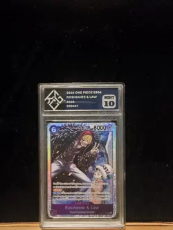 Rosinante & Law EB04-038 SR Super Rare - One Piece TCG - Mint 10 Graded - Image 1