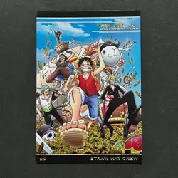 S5229 Straw Hat Crew R Japanese One Piece Wafer Card Nami Zoro Luffy F21 - Image 1