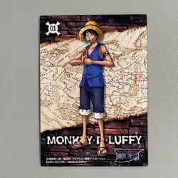 Monkey D. Luffy Holo Japanese One Piece x Ensky Card No.01 - Image 2