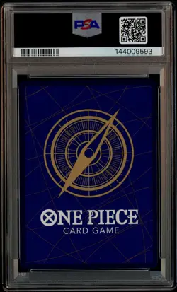 #2 2025 One Piece OP13 En Wanted Alternate Art #119 Portgas D. Ace PSA 10 - Image 3