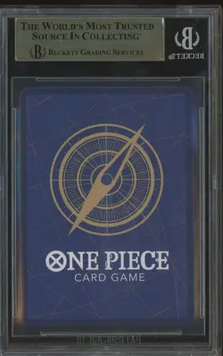 2025 ONE PIECE OP13 ENGLISH #OP03118 MONKEY.D.LUFFY MANGA ART SEC BGS 10 - Image 3