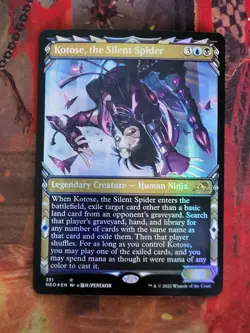 MTG Card: Kotose, the Silent Spider (Kamigawa: Neon Dynasty) SHOWCASE FOIL - Image 1
