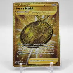 Hero's Medal - 201/185 - Secret Rare - Vivid Voltage - Pokemon Card - NM/M - Image 1