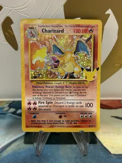 Charizard 4/102 Pokemon Celebrations Classic Collection Holo Rare Card NM - Image 1