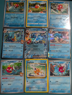 Magikarp Evolutions Lot of 9 Pokemon Cards - Image 1