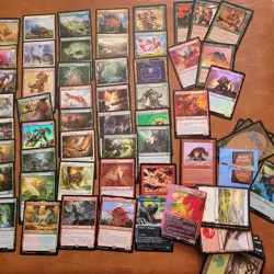 Zacama's Full Art Mythic ***DINOSAURS*** Tribal COMMANDER DECK MTG 100 Cards - Image 2