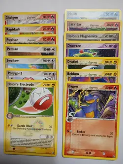 Pokemon - EX Delta Species - Partial Set - 28 Different Cards - Vintage 2005 LP - Image 2