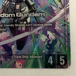 Gundam Card Game Freedom Gundam GD03-070 LR+ - Alt Art - Image 4