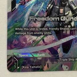 Gundam Card Game Freedom Gundam GD03-070 LR+ - Alt Art - Image 5