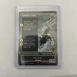 Summon: Ixion (Borderless) Commander: Final Fantasy Regular MTG 0195 NM - Image 1