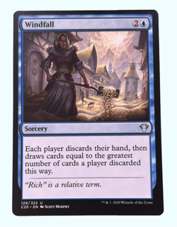 Windfall, Commander 2020, NM Near Mint, Magic the Gathering MTG - Image 1
