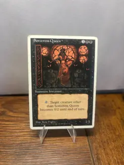 Sorceress Queen MTG Core Set 4th Edition Regular - Image 1