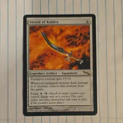 Sword of Kaldra Mirrodin Regular Rare Equipment Wizards English 251 - Image 1
