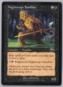 1x Nightscape Familiar - Planeshift - Moderate Play - Image 1