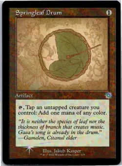 Springleaf Drum (Schematic) U Foil The Brothers' War: Retro Frame Artifacts 118 - Image 1