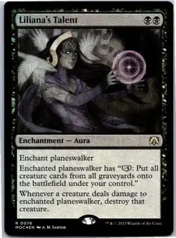 Liliana's Talent R Foil Commander: March of the Machine 76 NM - Image 1