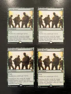 Turtle Power! X4X NM/M Teenage Mutant Ninja Turtles TMT Magic MTG - Image 1