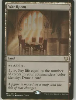 War Room 361 Regular Border Non-Foil Near Mint Commander Legends MTG - Image 1
