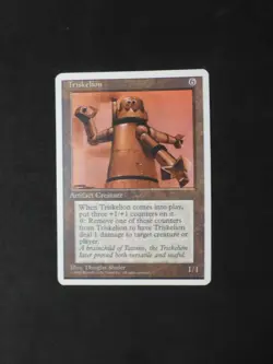 MtG 4th Edition Triskelion NM $0.75 Flat Shipping VCT124027 - Image 1