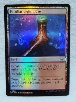 Peculiar Lighthouse 0265 Foil Land Duskmourn: House of Horror - Image 1