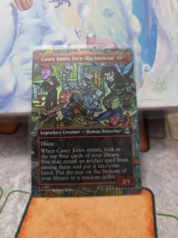 Casey Jones Jury-Rig Justiciar Borderless Foil 0207 Teenage Mutant Ninja Turtles - Image 1