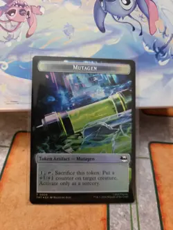 Foil Robot/Mutagen Token, TMNT Tokens, MTG Token, 1 pack, Magic the Gathering - Image 1