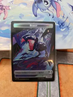 Foil Robot/Mutagen Token, TMNT Tokens, MTG Token, 1 pack, Magic the Gathering - Image 2