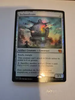 1x MTG Technodrome Foil | TMNT mythic rare 0179 NM x1 - Image 1