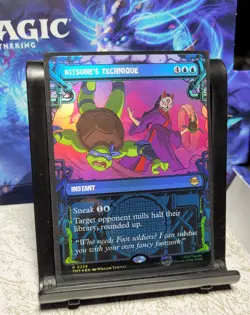 MTG Teenage Mutant Ninja Turtles Kitsune's Technique, NM, Showcase, Foil - Image 1