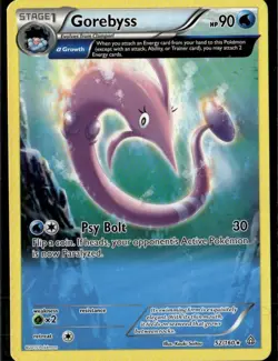 Gorebyss Alpha Rare XY Primal Clash 52/160 Water Normal Pokemon Card - Image 1
