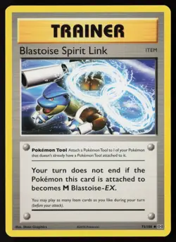 Pokemon Blastoise Spirit Link 73/108 XY - Evolutions Non-Holo Pack Fresh - NM - Image 1