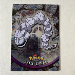 Pokemon Tv Animation Edition Series 2 Onix #95 Holo Foil Blue Logo 2000 LP/NM - Image 1