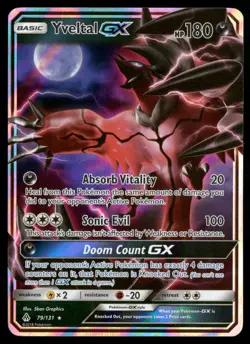 Yveltal GX SM - Forbidden Light 79/131 Pokemon TCG - Image 1