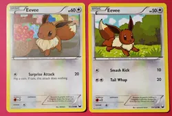 Pokemon - Eevee x4 - Dark Explorers 83 & 84/108 - Plasma Freeze 89 & 90/116 - LP - Image 2