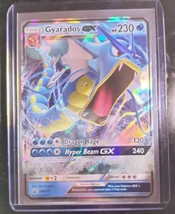 BLACK STARS PROMO GYARADOS GX' 2019 Pokemon TCG Sun & Moon. 👌MINT+TOP LOADER! - Image 3