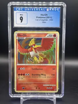 CGC 9 Ho-Oh 9/95 Holo Rare Call of Legends Pokemon English Mint - Image 1