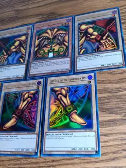 Exodia The Forbidden One Complete Set LOB-EN124 25th Anniversary Yugioh - Image 2